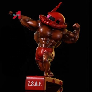 Bodybuilder musclé Anime Figure LED Statue Modèle Body Art Décor Cadeau - Product Image 3