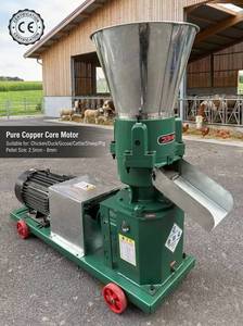 Machine à granulés d'aliments pour animaux domestiques, granulateur d'aliments pour poulets, canards, bovins, moutons, porcs, machine à fabriquer des aliments à base de paille et de céréales - Product Image 5