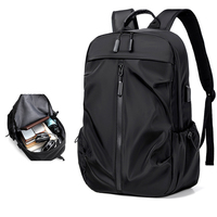 Sac à dos pour ordinateur portable multi-compartiments, nouveau modèle en gros pour l'exportation, sac d'affaires 15 pouces pour les trajets quotidiens et le travail