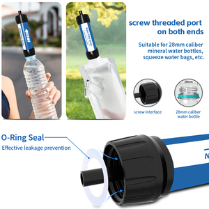 Filterwell Uf Màng Mini Đi Bộ Đường Dài Cá Nhân Máy Lọc Nước Rơm Khẩn Cấp Cắm Trại Di Động Ngoài Trời Lọc Nước Rơm - Product Image 5