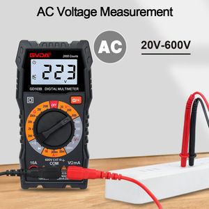 GVDA Top Selling 2000 Counts AC DC 600V Mini-Digital multimeter mit Ohm-<span class=keywords><strong>Volt</strong></span>-Ampere und Durchgangs test Dioden spannungs <span class=keywords><strong>tester</strong></span> - Product Image 3