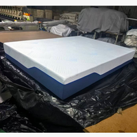 Matelas en mousse à mémoire de forme à ressorts ensachés de taille Queen et King, prix de gros, 12 pouces et 14 pouces, emballage sous vide enroulable