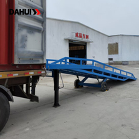 Rampe de chargement hydraulique mobile pour conteneurs, rampe de chargement pour commerce de détail, restaurant, usine de fabrication, 10 à 12 tonnes, acier au carbone