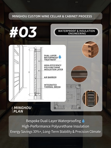 Mueble de Pared para Vino de Lujo, Mueble Bar, Estante para <span class=keywords><strong>Botellas</strong></span>, Soporte de Madera, Exhibidor de <span class=keywords><strong>Botellas</strong></span>, <span class=keywords><strong>Vinoteca</strong></span> - Product Image 5