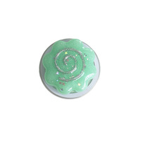 Support de téléphone magnétique télescopique en résine 3D en forme de cookie, couleur unie, avec paillettes et sequins, style coréen, vente en gros