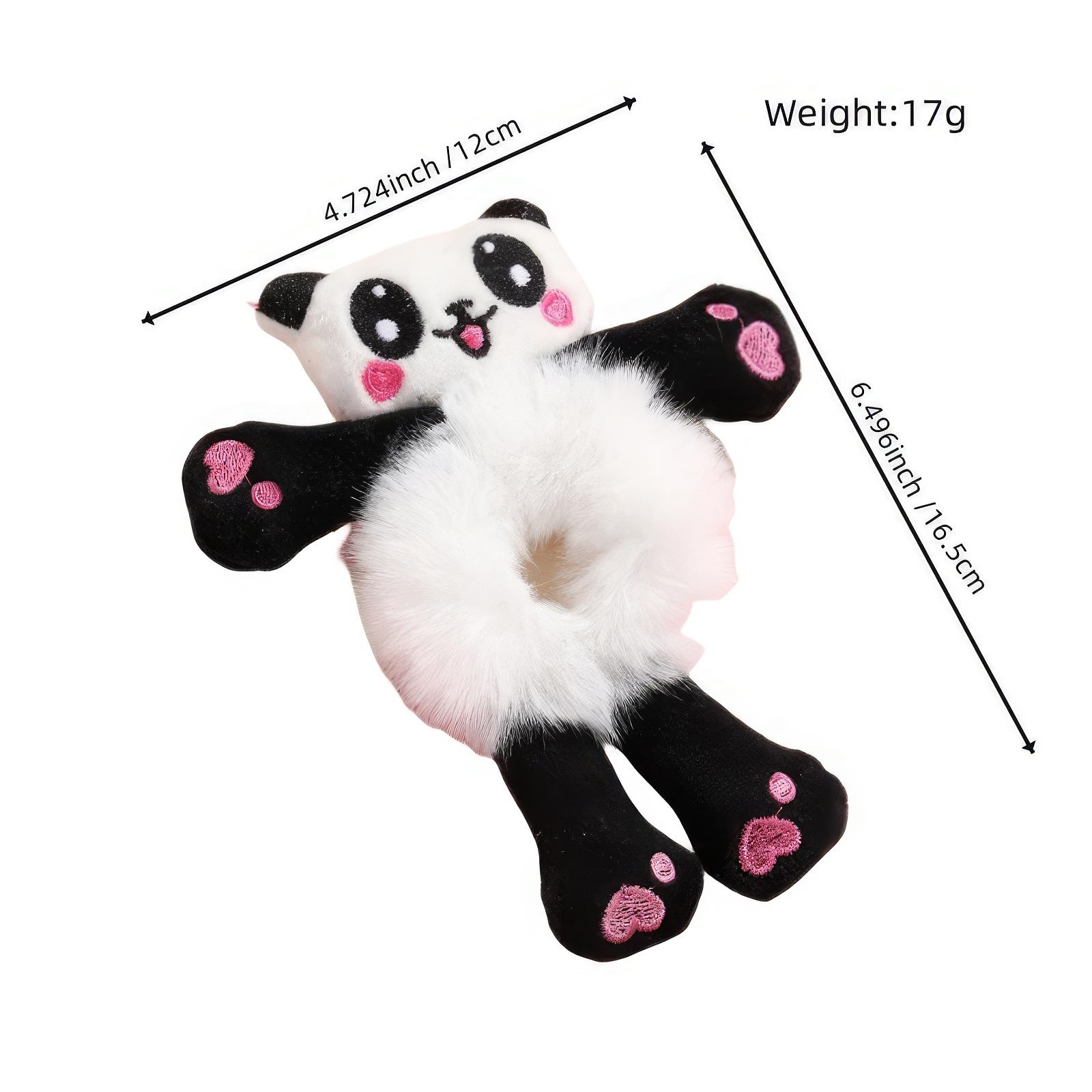 Hair Tie Cartoon Panda Hair Band Cute Elastic Hair Scrunchy for Girls Women