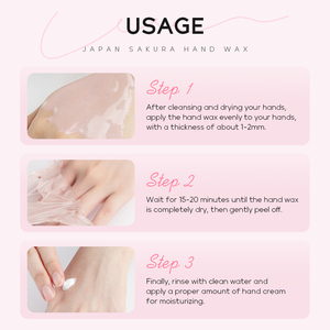 LAIKOU JAPAN SAKURA HAND WAX ครีมบำรุงมือ ซากุระญี่ปุ่น ช่วยเติมความชุ่มชื้น บรรเทาอาการแห้งแตก ฟื้นฟูผิวแห้งเสีย บำรุงมือ 50 กรัม - Product Image 5