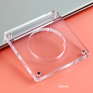 UV bảo vệ vuông rõ ràng từ acrylic huy hiệu đồng xu hiển thị chủ khung cho bộ sưu tập - Product Image 4