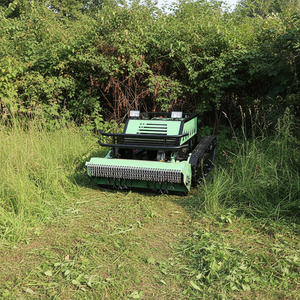 高品質クローラー式リモコン芝刈り機ディーゼルエンジン搭載、庭園用草刈機 - Product Image 5