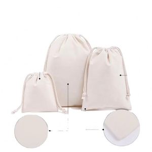 Bolsa Grande para Guardar Polvo Ulikeke Fashion, Bolsa de Lona de Algodón Blanca, Bolsa de Almacenamiento de Tela con Cordón - Product Image 1
