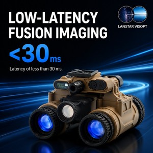 Jumelles de vision nocturne à faible latence 30 ms, imagerie par fusion, légères (550 g), compatibles <span class=keywords><strong>ATAK</strong></span>, lunettes optiques à faible aberration - Product Image 2