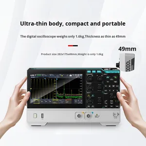 UNI-T UPO1082HD ออสซิลโลสโคปแบบดิจิตอลสองช่องสัญญาณความแม่นยำสูง 12 บิต แบนด์วิดท์ 80 เมตร เครื่องมือวัดอิเล็กทรอนิกส์ ABS - Product Image 5