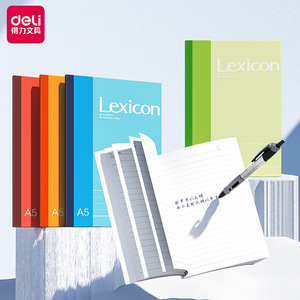 Lexicon A5 <b>Notebook</b> <b>Lined</b> Soft Cover Sewing Binding Digital Printing Business Office Use - Product Image 4
