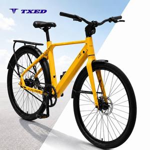 TXED City Commuter <span class=keywords><strong>Pedelec</strong></span> E-Bike 250W Bürstenloser Hinterradnabenmotor 36V 9,8Ah 25km/h Höchstgeschwindigkeit Hydraulische Scheibenbremse Mit Gashebel - Product Image 1
