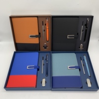 Ensemble Cadeau Promotionnel Multi-Styles en Gros Prêt à Expédier : Carnet en PU, Stylo, Porte-clés, Bouteille Isotherme pour Cadeaux d'Entreprise