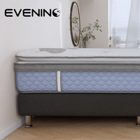 Matelas roulé à ressorts ensachés en mousse haute densité de 12 pouces de qualité supérieure pour l'approvisionnement B2B des acheteurs professionnels