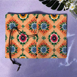 A6 handmade máy tính xách tay đẹp thuận tiện cho các nhà thiết kế tự do tuyệt vời cho mockups khách hàng và ghi chú sửa đổi với hoa L - Product Image 6