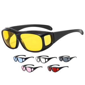 للبيع بالجملة نظارات PC UV400 للدراجات النارية متعددة الوظائف مقاومة للرياح نظارات رياضية للسائق للرؤية الليلية نظارات قيادة للرجال - Product Image 1