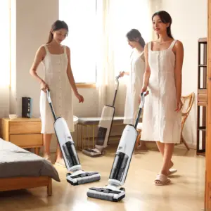 2023 Newly Designed Brushless Dry And Wet Hand-held Vacuum LED Display Vacuum Cleaner