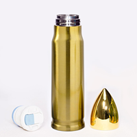 Logo personnalisé 500ml 1000ml Tasse à vide en acier inoxydable Tasse thermos Tasse armée Cadeaux verts pour hommes, Cadeaux de papa pour la fête des pères