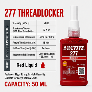 Venta Directa <span class=keywords><strong>LOCTITE</strong></span> 243 263 272 277 290 Adhesivo Industrial Fijador de Roscas Antiaflojamiento <span class=keywords><strong>para</strong></span> Bombas y Cajas de Engranajes - Product Image 6