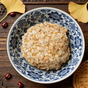 Riz de konjac instantané prêt à manger, repas rapide, micro-ondes, végétalien, halal, nourriture d'urgence, conservation à long terme - Product Image 1