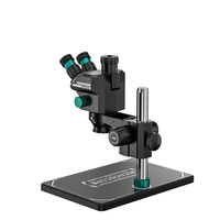 TBK701A Professional Trinocular Microscope PLC for PCB Repair HD Wide Zoom Microsoldering USB/HDMI LCD Display for Phone