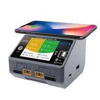 Chargeur intelligent à double canal HOTA D6 Pro 200W AC 650W DC 15A pour batteries LiPo LiHV LiFe LiIon RC 1-6S