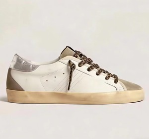2026 New Premium Distressed White Leather Low-Top Sneakers Multi-Color & Print Options Casual <b>Shoes</b> - Product Image 2