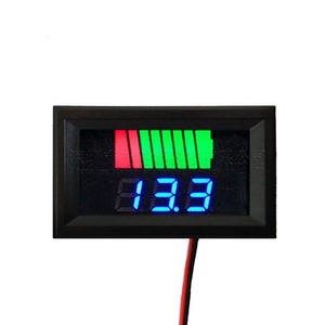 Đồng Hồ Đo Dung Lượng Pin Lithium 12V 24V 36V 48V 60V 72V Hiển Thị Màn Hình Kiểm Tra LED Vôn Kế Vôn Kế Chỉ Báo Mức Sạc Pin Cho Xe Hơi - Product Image 1