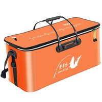 Vente en gros de sac de matériel de pêche de grande capacité étanche boîte sac à dos stockage isolé Eva accessoires de pêche étui à outils