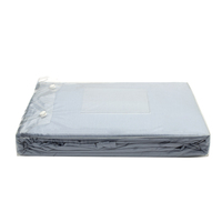 Sac en PVC transparent de haute qualité avec boutons pour l'emballage de draps de lit sur mesure