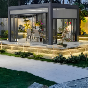 OEM Modern Outdoor <strong>Pergola</strong> Aluminum Louvered <strong>Pergola</strong> Bioclimatique Easy-to-Assemble 3*5 5*10 10*15 Patio Gazebo Nature <strong>Metal</strong> - Product Image 6