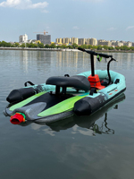 Planche de surf électrique haute vitesse 60 km/h 15 kW en fibre de carbone EPP avec télécommande et sac pour les sports nautiques de compétition