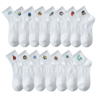 Chaussettes pour femmes de haute qualité, vente en gros du fabricant, chaussettes de mode, chaussettes brodées, logo personnalisé, chaussettes de créateur