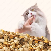 Vente en gros granules de foie de boeuf lyophilisés de haute qualité nourriture pour animaux de compagnie chats et chiens collations cubes de foie de boeuf lyophilisés