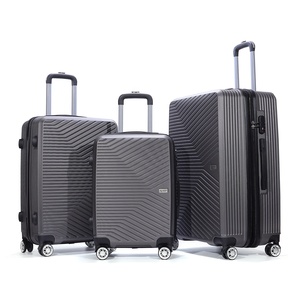 OEM/ODM ABS <span class=keywords><strong>4</strong></span> <span class=keywords><strong>Roues</strong></span> <span class=keywords><strong>Lot</strong></span> de 3 Valises Trolley Bagages de Voyage - Product Image 1