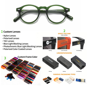 Montature per Occhiali da Vista Unisex in Acetato Spesso e Robusto con Effetto Tartaruga, Personalizzabili con Logo OEM ODM, Vendita all'Ingrosso - Product Image 5