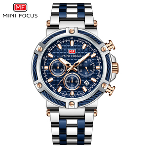 <span class=keywords><strong>นาฬิกา</strong></span>ข้อมือผู้ชาย Mini Focus MF0470G สไตล์สปอร์ต สายสแตนเลส หน้าปัดคาร์บอนไฟเบอร์ เรืองแสง พร้อมฟังก์ชั่นโครโนกราฟและมาตรวัดความเร็ว - Product Image 4