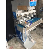 Machine de tampographie 4 couleurs avec navette pneumatique EP4S-150T à 4 positions