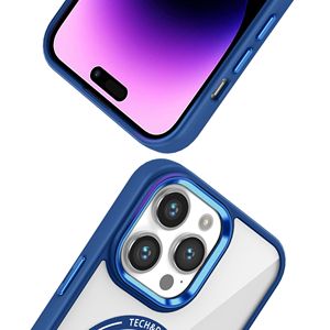 <span class=keywords><strong>IPhone</strong></span> 14 15 Pro Max için Metal kamera koruması ile yeni yükseltme şeffaf şeffaf manyetik kılıf - Product Image 4