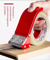 Machine de découpe semi-automatique de ruban adhésif pour emballage de cartons, distributeur de ruban adhésif métallique en papier BOPP pour emballage alimentaire, haute productivité, facile à utiliser