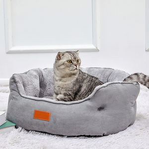 Beruhigendes Anti-Angst Hexagon Plüschtierbett Donut Kuschelbett für Kleine Hunde und Katzen zur Schlafverbesserung - Product Image 4