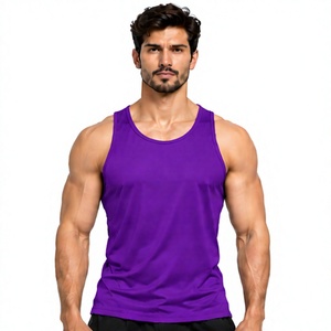 <b>Mens</b> Cotton Bamboo Fiber Tank Top Comfortable Summer Sleeveless <b>Vest</b> Casual Fitness <b>Gym</b> Sportswear Breathable Vintage Washed - Product Image 1