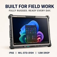 Tableta Industrial Resistente Getac F120, Pantalla Táctil WUXGA de 12.2 Pulgadas, Intel Core Ultra, Windows 11 Pro