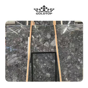 Losas Grandes de Mármol Azul Gris RITZ Pulido de Lujo Goldtop para Pisos Modernos de Villas y Paredes Impermeables - Product Image 1