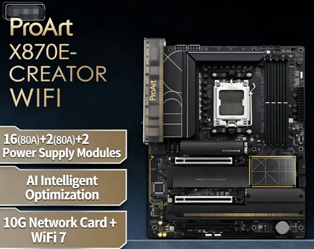 Original New Motherboard ProArt X870E-CREATOR WIFI PROART Z790-CREATOR WIFI 6 PCIe 5.0 X16 4 X DDR5 DIMM