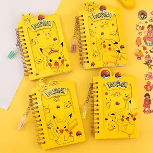 Anime mini cahier kawaii Pokemoned Pikachura spirale livre bobine papier Journal journal étudiant cadeaux école papeterie en gros