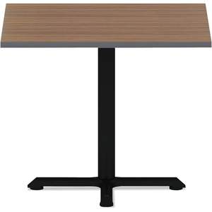 Bases de una sola columna de la serie Alera Hospitality para mesas de conferencias, 27.5 pulgadas de diámetro, 28.5 pulgadas de altura, capacidad de 300 lb, acero negro - Product Image 2