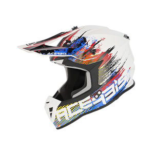 Casco da Moto Bitter Offroad Linear 22-06 Grafica Blu - Product Image 1